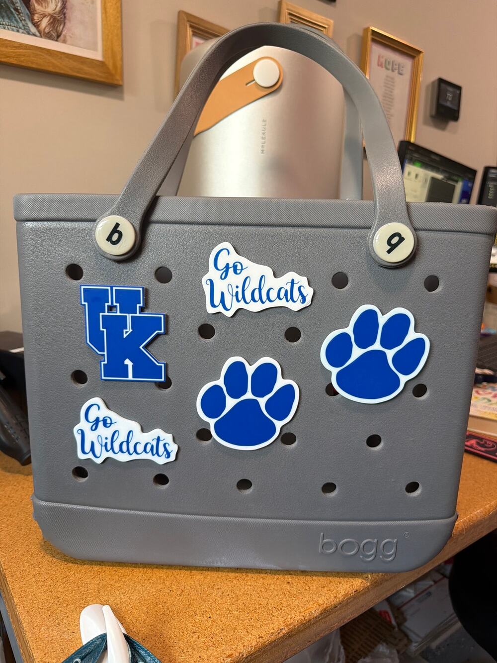 Lot of 5 Kentucky Wildcats Bogg Bag Charms - Slightly Imperfect